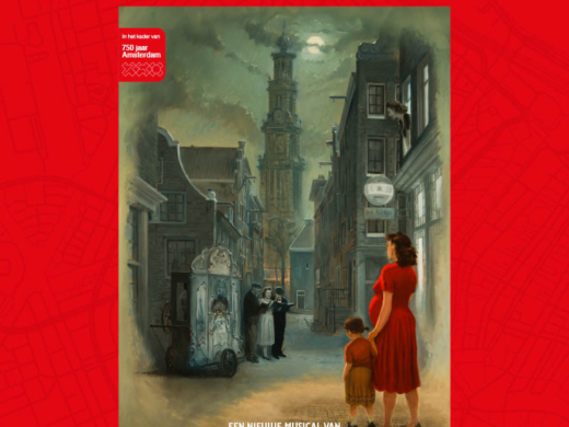 De poster van de voorstelling "Onze Jordaan".